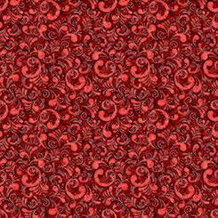 Qt Fabrics American Country, 2600 31996 R, Red,
