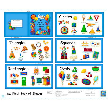 Qt Fabrics Book Of Shapes, 1649 26812 X, Multi,