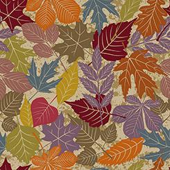 Qt Fabrics Feelin' Fallish, 2600 32110 A, Tan,