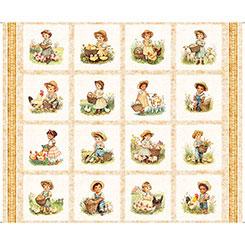 Qt Fabrics Lil Farmers, 2600 31904 X, Multi,