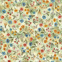 Qt Fabrics Lil Farmers, 2600 31907 H, Lt Green,
