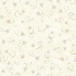 Qt Fabrics Queen Bee, 30489-E, Cream, Morris Creative Group