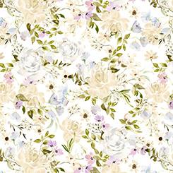 Qt Fabrics Serendipity, 2600 32134 Z, White,