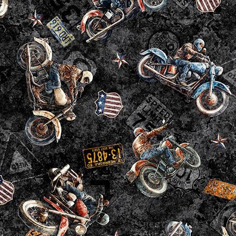 Qt Fabrics, Stars,Stripes,&Ste, 2600-31696-J, Black,