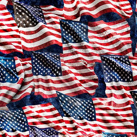 Qt Fabrics, Stars,Stripes,&Ste, 2600-31698-N, Navy,