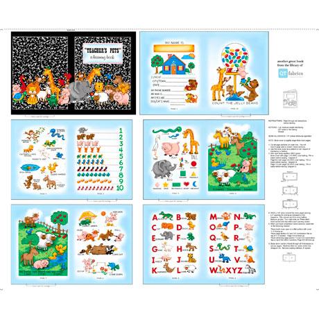 Qt Fabrics Teacher'S Pet, 1649 27254 X, Multi,