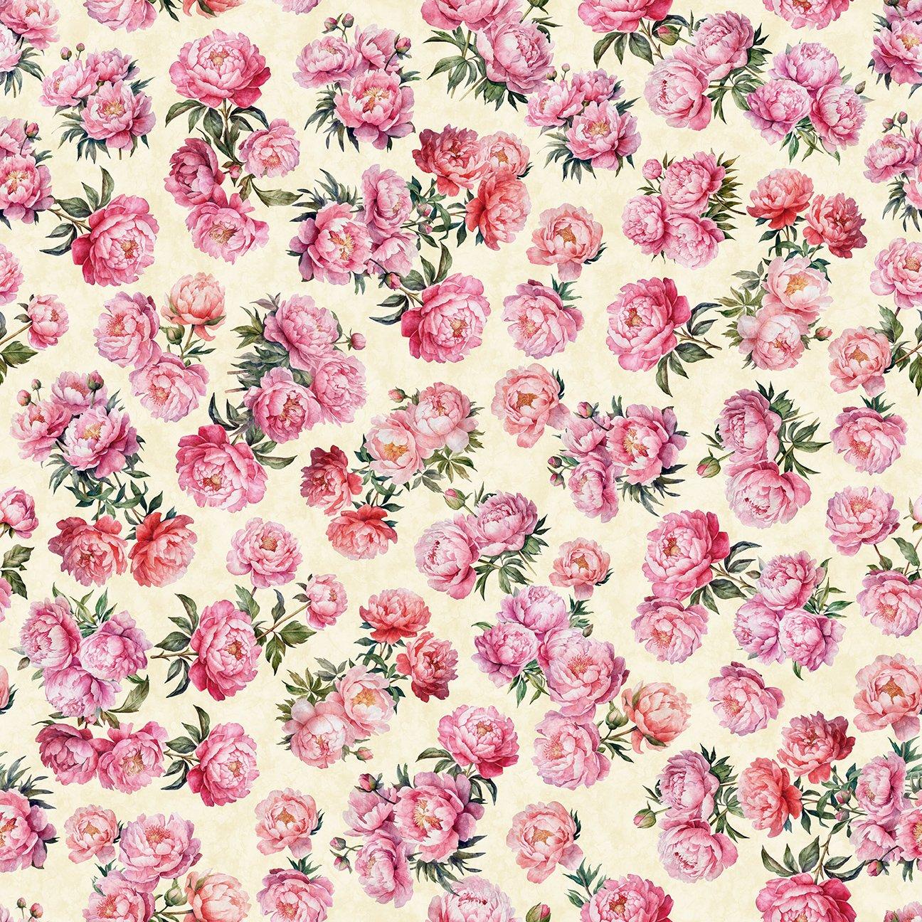 Quilting Treasures, All Indiana Shop Hop 2025, 2600-31109-E, Cream