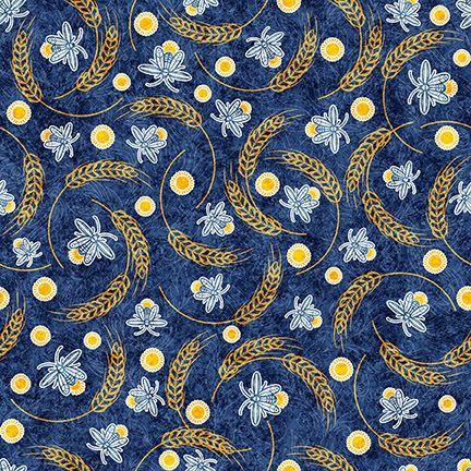 Quilting Treasures, In Shop Hop 2026, 2600-32030-N, Navy, Fireflies