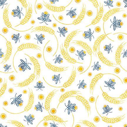 Quilting Treasures, In Shop Hop 2026, 2600-32030-Z, White, Fireflies