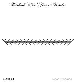 Quiltworx, Barbed Wire Fence Border, JNQ00242C006