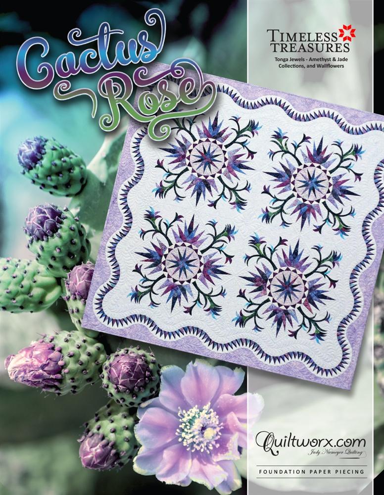 Quiltworx Cactus Rose Pattern, JNQ00256P1