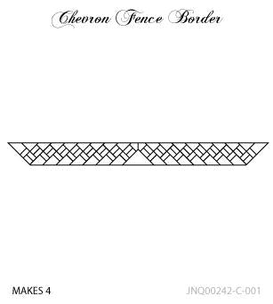 Quiltworx, Chevron Fence Border, JNQ00242C001