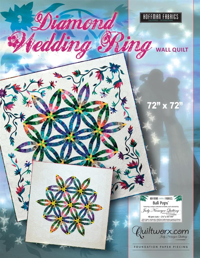 Quiltworx Diamond Wedding Ring Pattern, JNQ183P