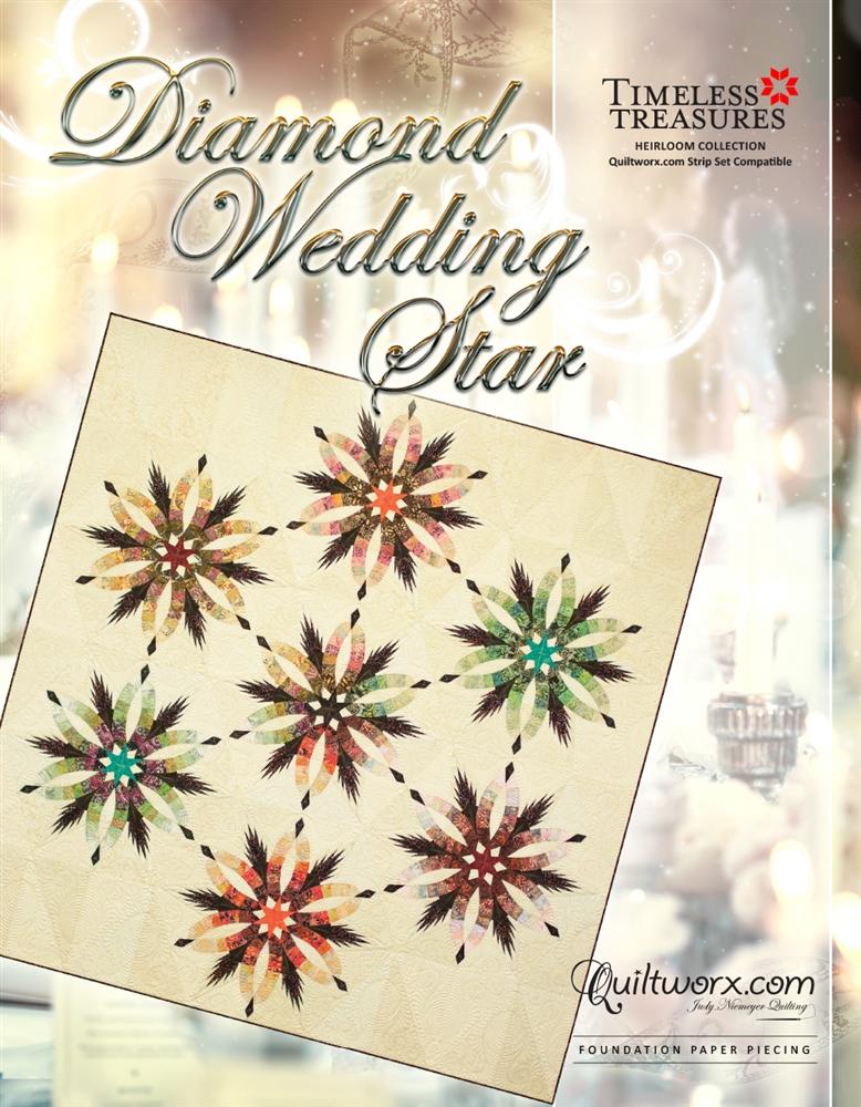 Quiltworx Diamond Wedding Star Pattern, JNQ00238P1