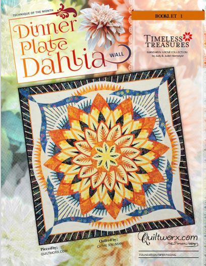 Quiltworx, Dinner Plate Dahlia Wall, JNQ00259P