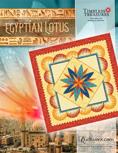 Quiltworx, Egyptian Lotus, JNQ00269P3