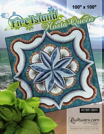 Quiltworx, Fire Island Hosta Queen, JNQ138P