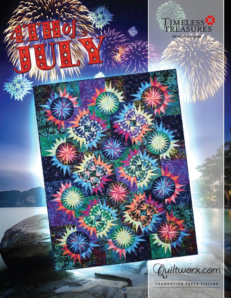 Quiltworx Fourth Of July Queen Pattern, JNQ00275P1