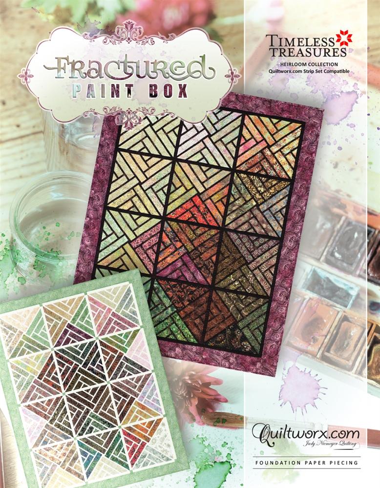 Quiltworx Fractured Paint Box Pattern, JNQ129P