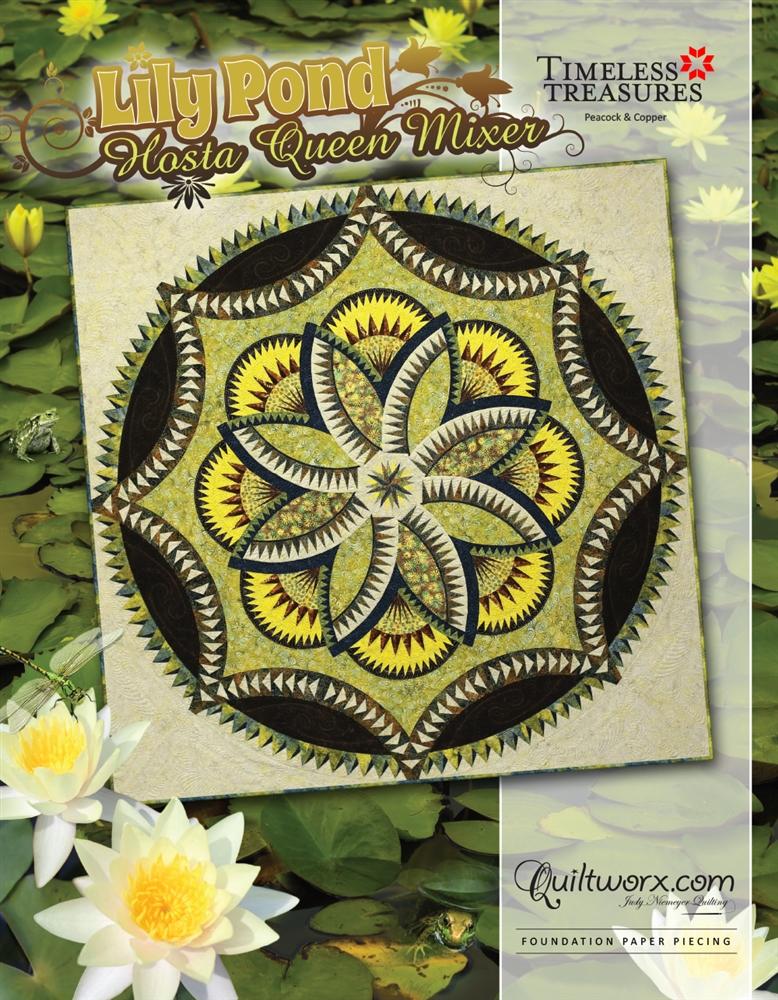 Quiltworx, Lily Pond Hosta Queen Mixer, JNQ138P2