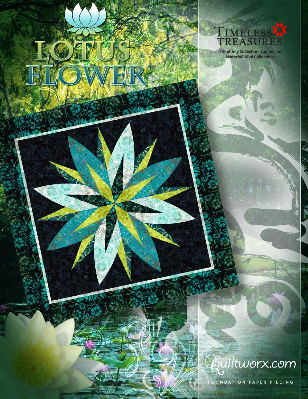 Quiltworx, Lotus Flower Pattern