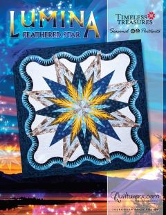 Quiltworx Lumina Feathered Star Pattern, JNQ135P