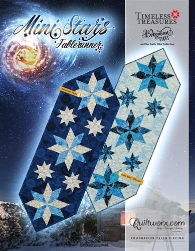 Quiltworx, Mini Stars Table Runner, JNQ77P