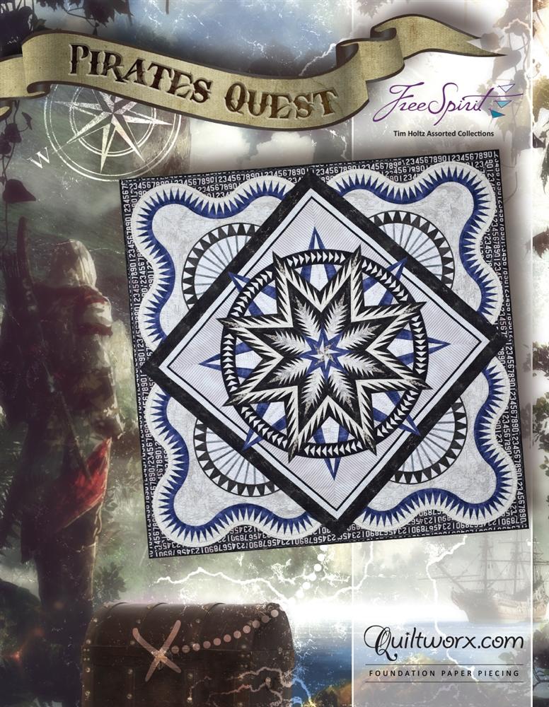 Quiltworx Pirates Quest Pattern, JNQ00273P16