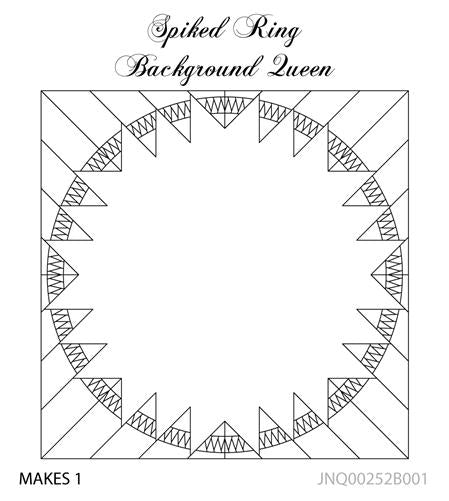 Quiltworx, Spiked Ring Background Queen, JNQ00252B001