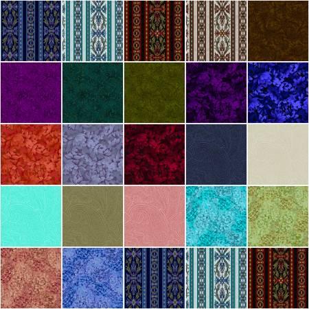 RJR Fabrics, Jinny Beyer, Floral Fantasy, JB900P-10X10