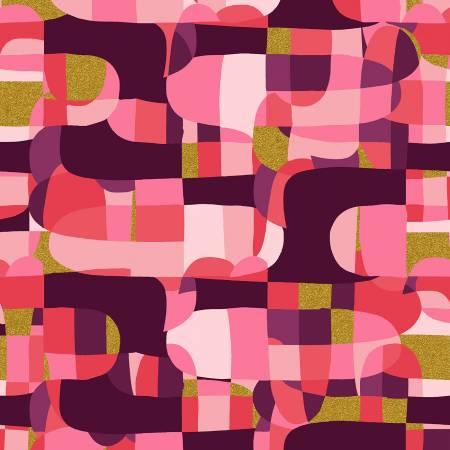 RJR Fabrics, Shiny Object, RJ2800-CO2M, Coral