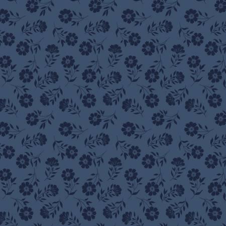 Riley Blake, Dani Mogstad, American Beauty, C14444-NAVY, Navy