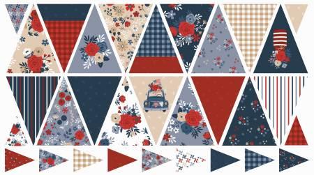 Riley Blake, Dani Morgstad, Red, White and True, P13191-PANEL, Banner Panel