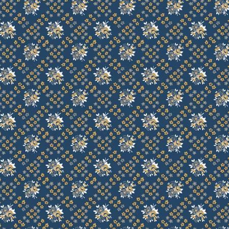 Riley Blake Designs, Gerri Robinson, Delightful, C10254-NAVY, NAVY