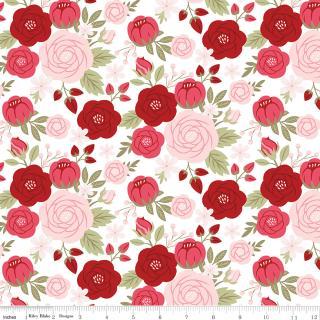 Riley Blake Designs Sew In Love, C16900R-WHITE, White,
