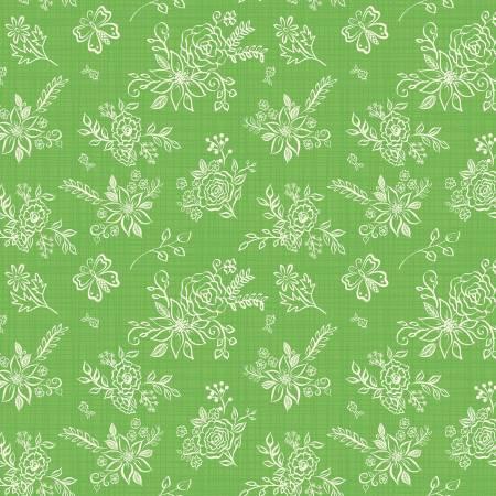 Riley Blake, Heather Peterson, Gingham Cottage, C13011-GREEN, Green