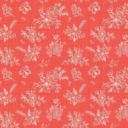 Riley Blake, Heather Peterson, Gingham Cottage, C13011-RED, Red