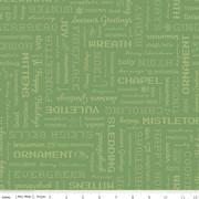 Riley Blake Home Town Holiday, C14902-BASIL, Basil,