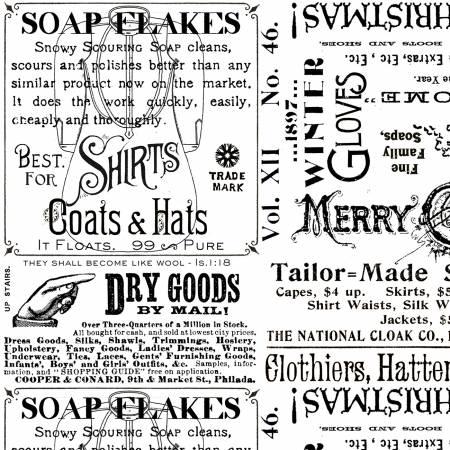 Riley Blake, Janet Wecker-Frisch, White as snow, C13554-WHITE, White