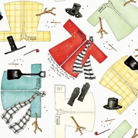 Riley Blake, Janet Wecker-Frisch, White as snow, CD13555-WHITE, White