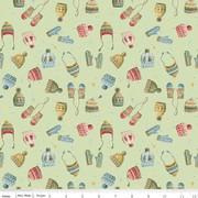 Riley Blake Magical Winterland, C14945-GREEN, Green, Lisa Audit