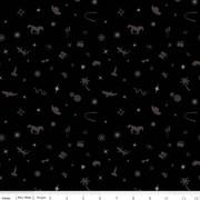 Riley Blake Route 66, C15015-BLACK, Black, Anderson Design