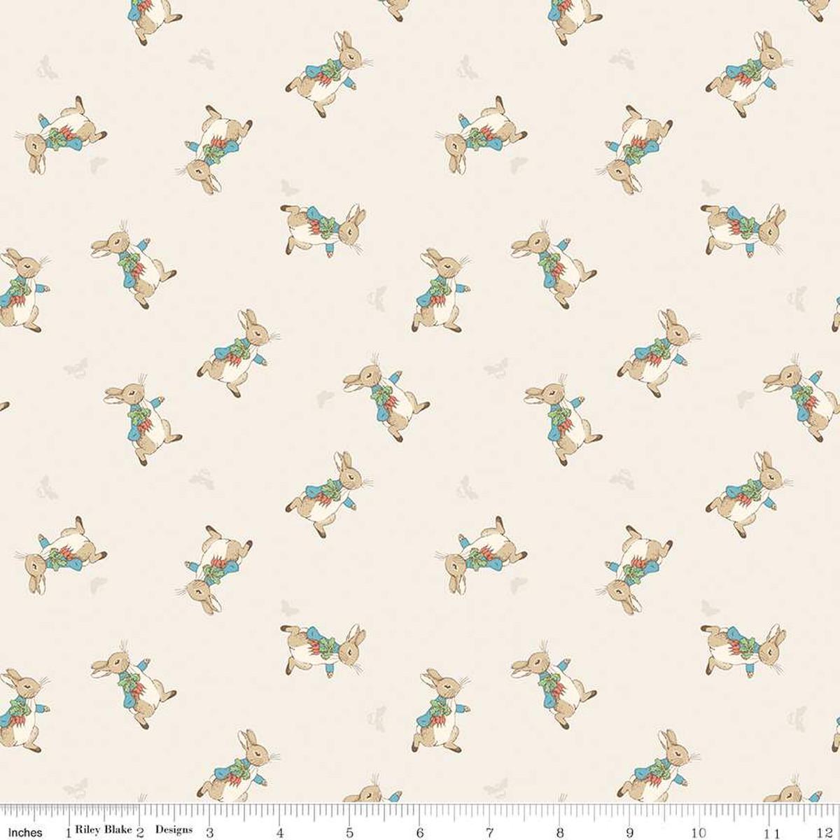 Riley Blake Thetaleof P Rabbit, C14702-CREAM, Cream,