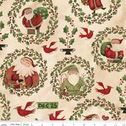 Riley Blake Up On The Housetop, C14731-SNOWFLAKE, Snowflake, Teresa Kogut