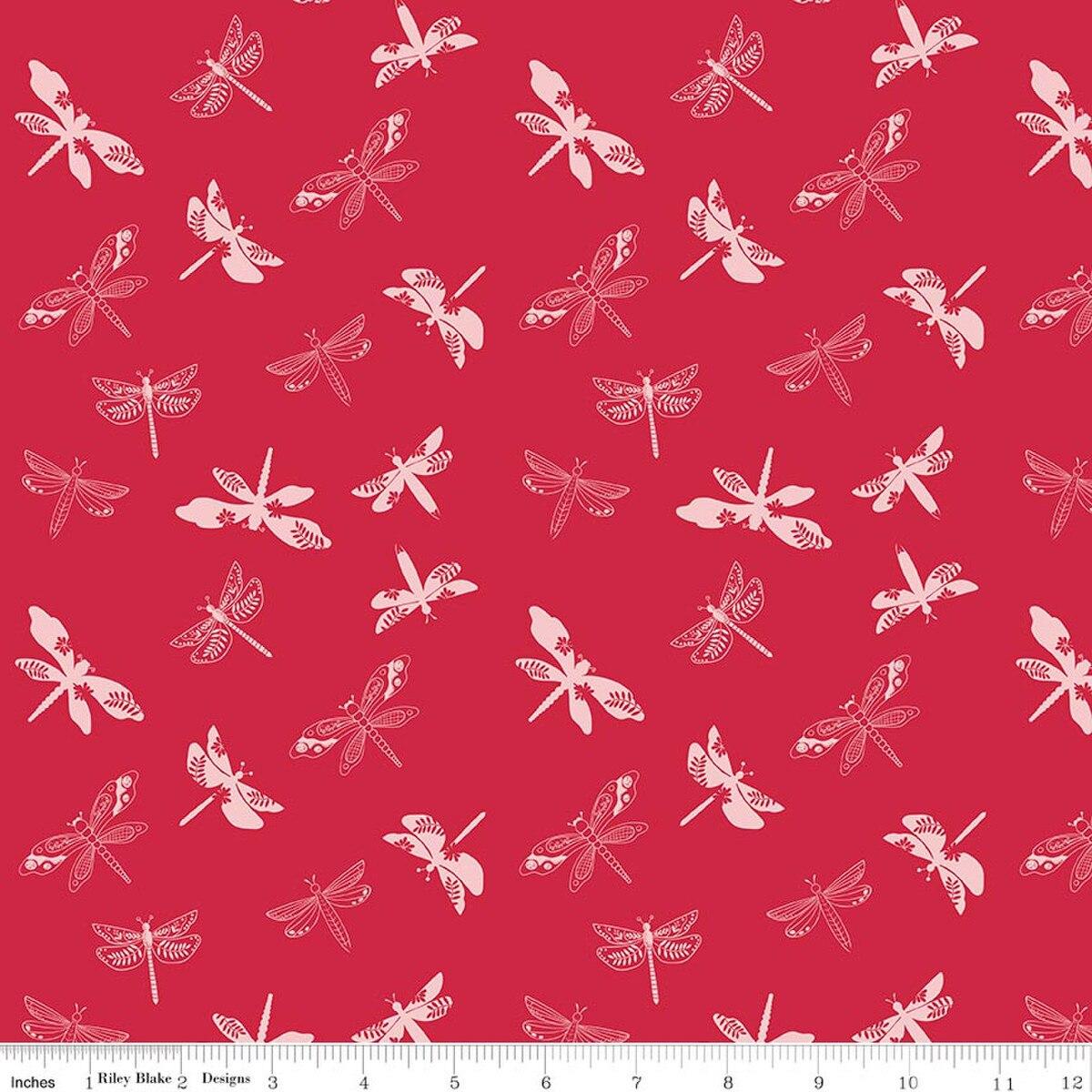 Riley Blakes Designs Awakening, C17102-CAYENNE, Cayenne,