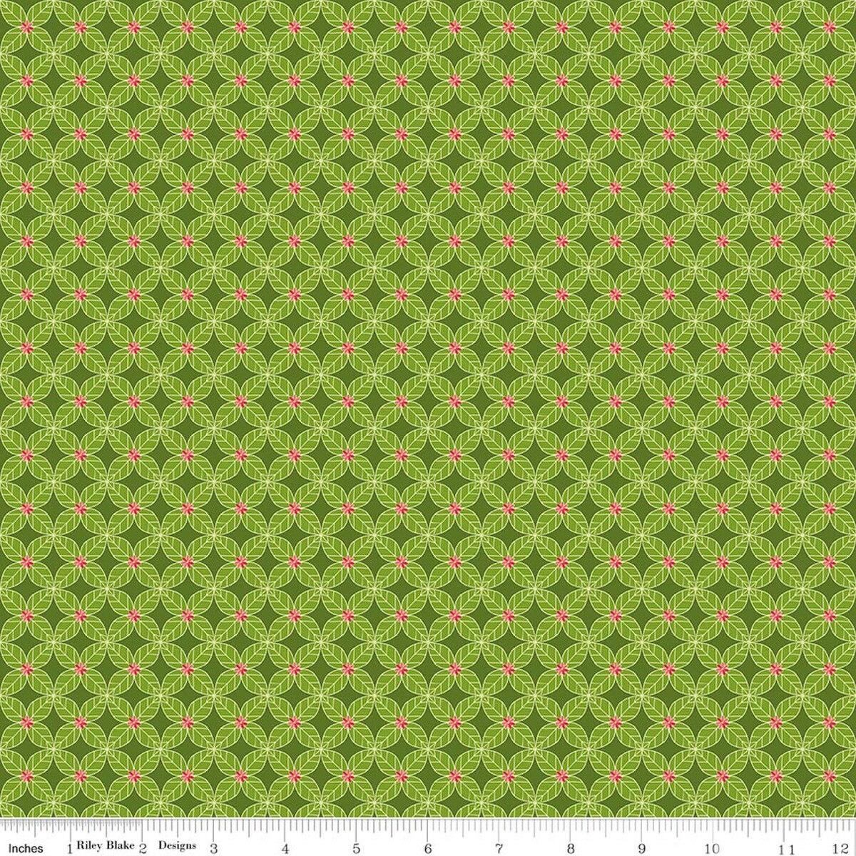 Riley Blakes Designs Awakening, C17105-KIWI, Kiwi,