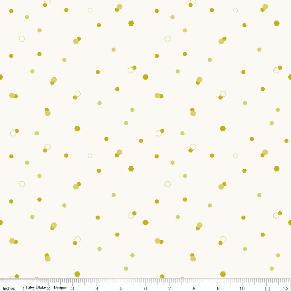 Riley Blakes Designs Homage, C17225-WHITE, White,
