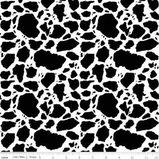 Riley Blakes Designs The Homestead, C18233R-BLACK, Black,