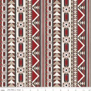 Riley Blakes Designs The Homestead, C18236R-RED, Red,