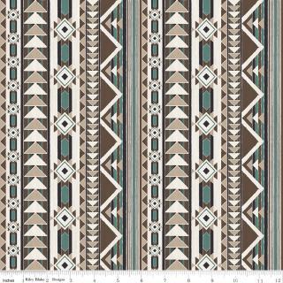 Riley Blakes Designs The Homestead, C18236R-TEAL, Teal,